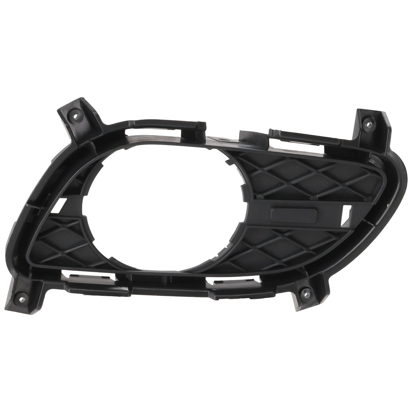 Front, Passenger Side, Inner Fog Light Trim, Textured Black
