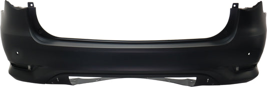Rear Primed Bumper Cover, Without Backup Collision Intervention Sensor Holes