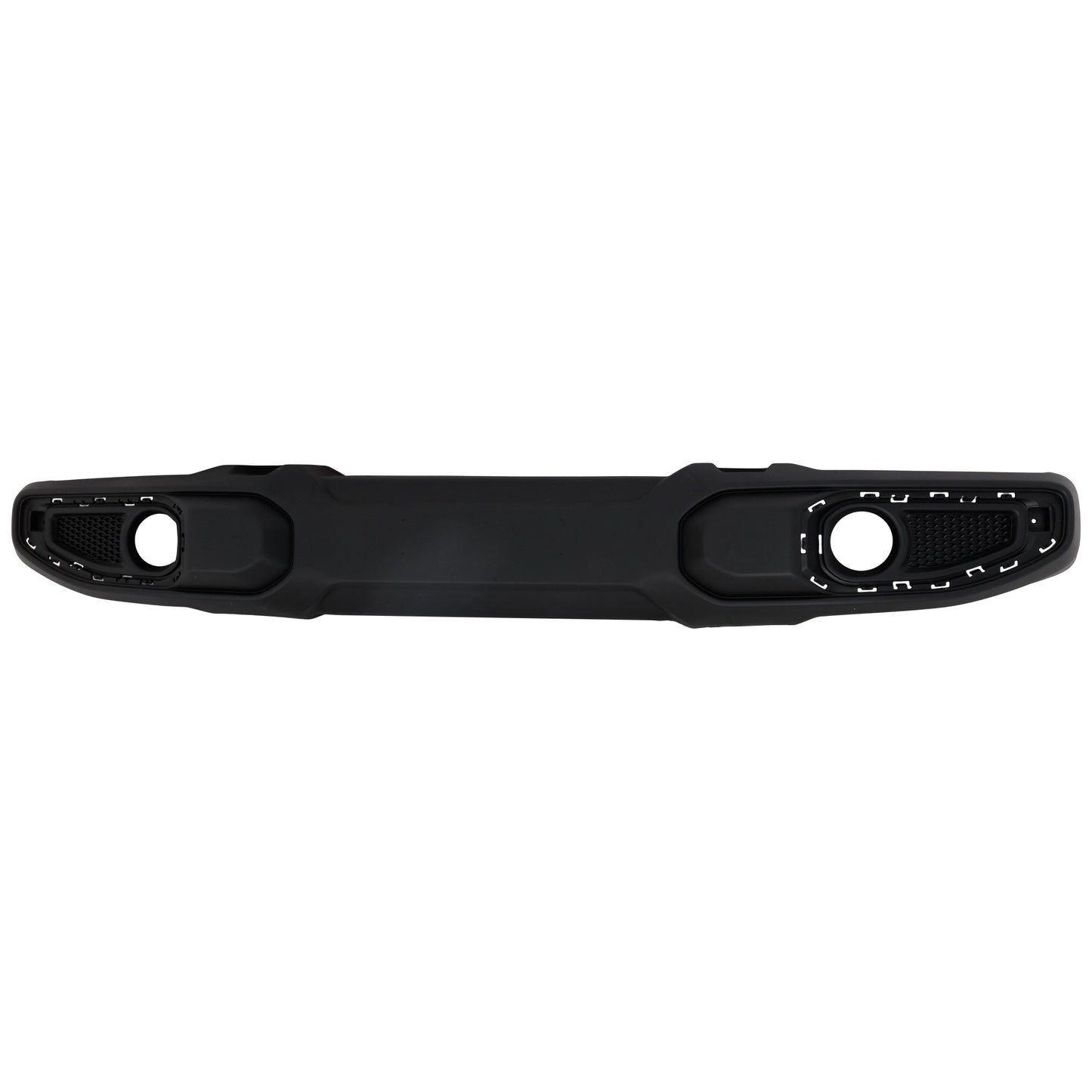 Front Bumper, Textured Black, For Models with Molded Bumper and Type 1 Bumper