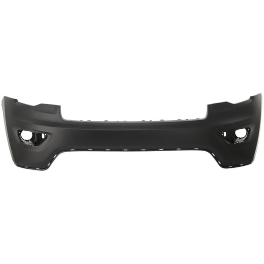 Front, Upper Primed Bumper Cover, Without Parking Aid Sensor Holes