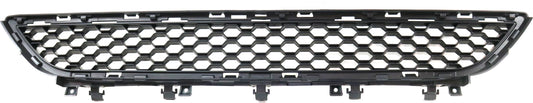 Front, Center Bumper Grille, Textured Black