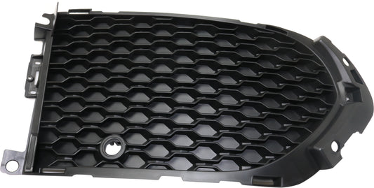 Front, Passenger Side, Outer Bumper Grille, Textured Black
