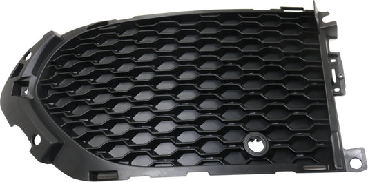 Front, Driver Side, Outer Bumper Grille, Textured Black