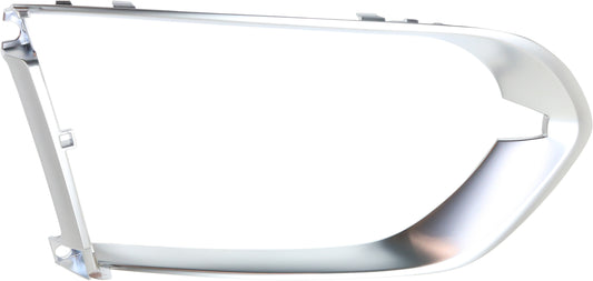 Passenger Side Grille Trim, Upper, Chrome