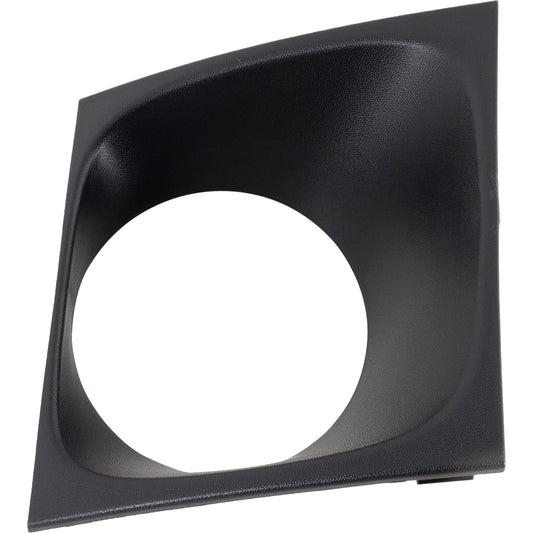 Front, Driver or Passenger Side Fog Light Trim, Black
