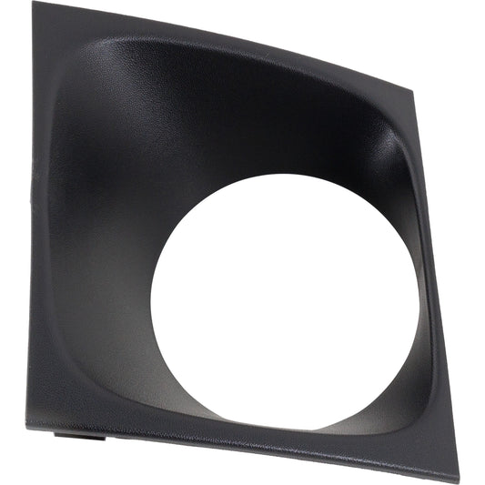 Front, Driver or Passenger Side Fog Light Trim, Black