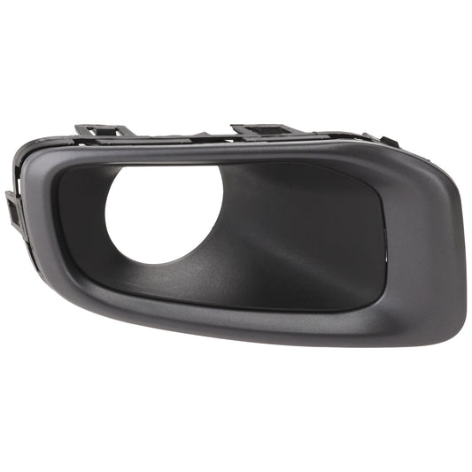 Front, Passenger Side Fog Light Trim, Textured Black