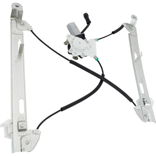 Front, Passenger Side Power Window Regulator, With Motor