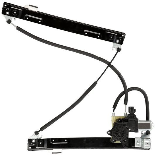 Front, Passenger Side Power Window Regulator, With Motor