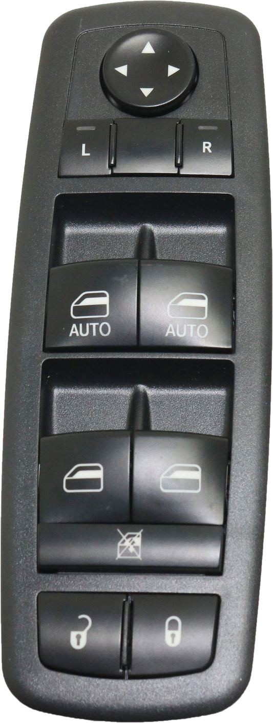 Front, Driver Side Window Switch, Black