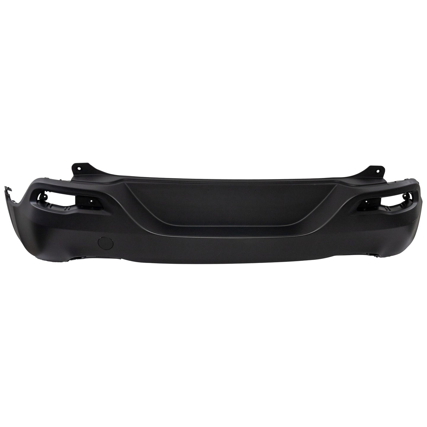 Rear, Lower Bumper Cover, Textured, Without Park Assist, Park Sensor and Trailer Hitch Holes, Except Trailhawk Model, CAPA Certified