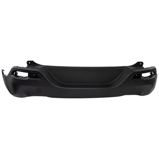 Rear, Lower Bumper Cover, Textured, Without Park Assist, Park Sensor and Trailer Hitch Holes, Except Trailhawk Model, CAPA Certified