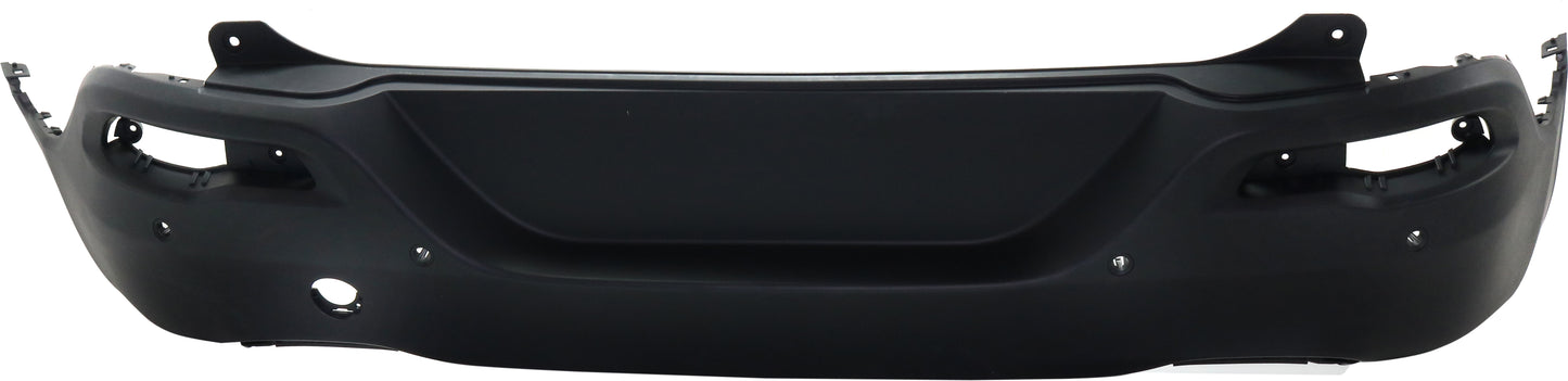 Rear, Lower Bumper Cover, Textured, Without Trailer Hitch Holes, CAPA Certified