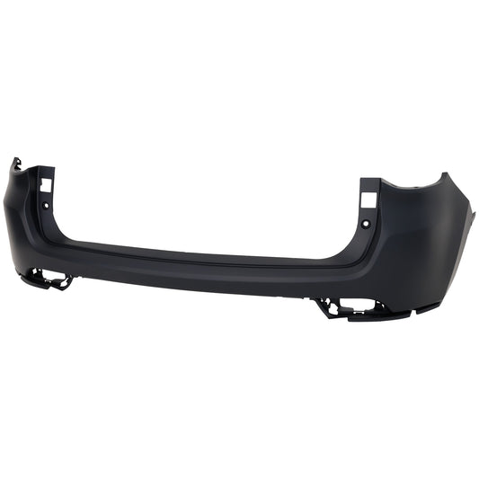 Rear, Upper Primed Bumper Cover, without Mounting Bracket(s), For Models without Park Assist System