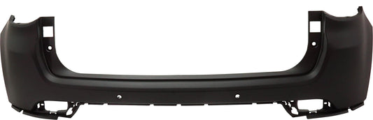 Rear, Upper Primed Bumper Cover, without Mounting Brackets(s), For Models with Park Assist System and Blind Spot Sensor