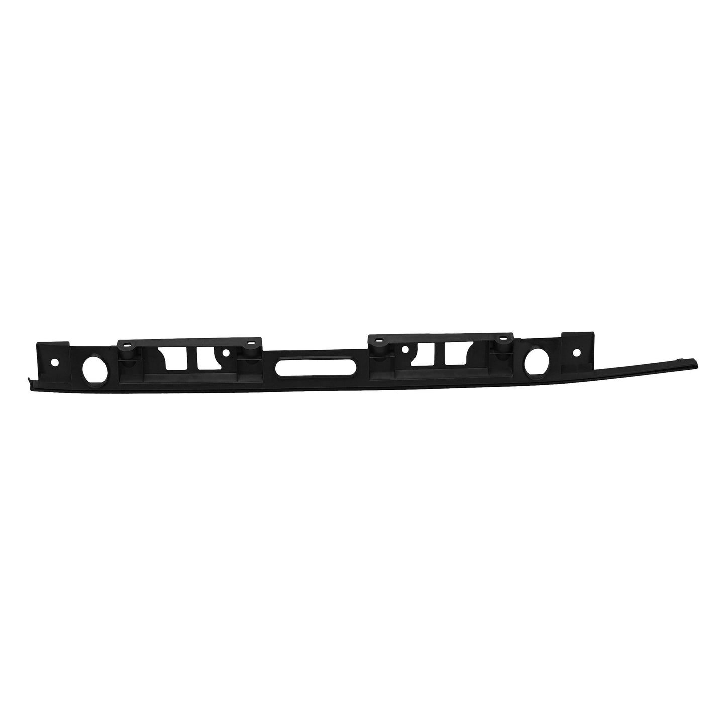 Rear Bumper Trim, Black, For Models with Single Exhaust