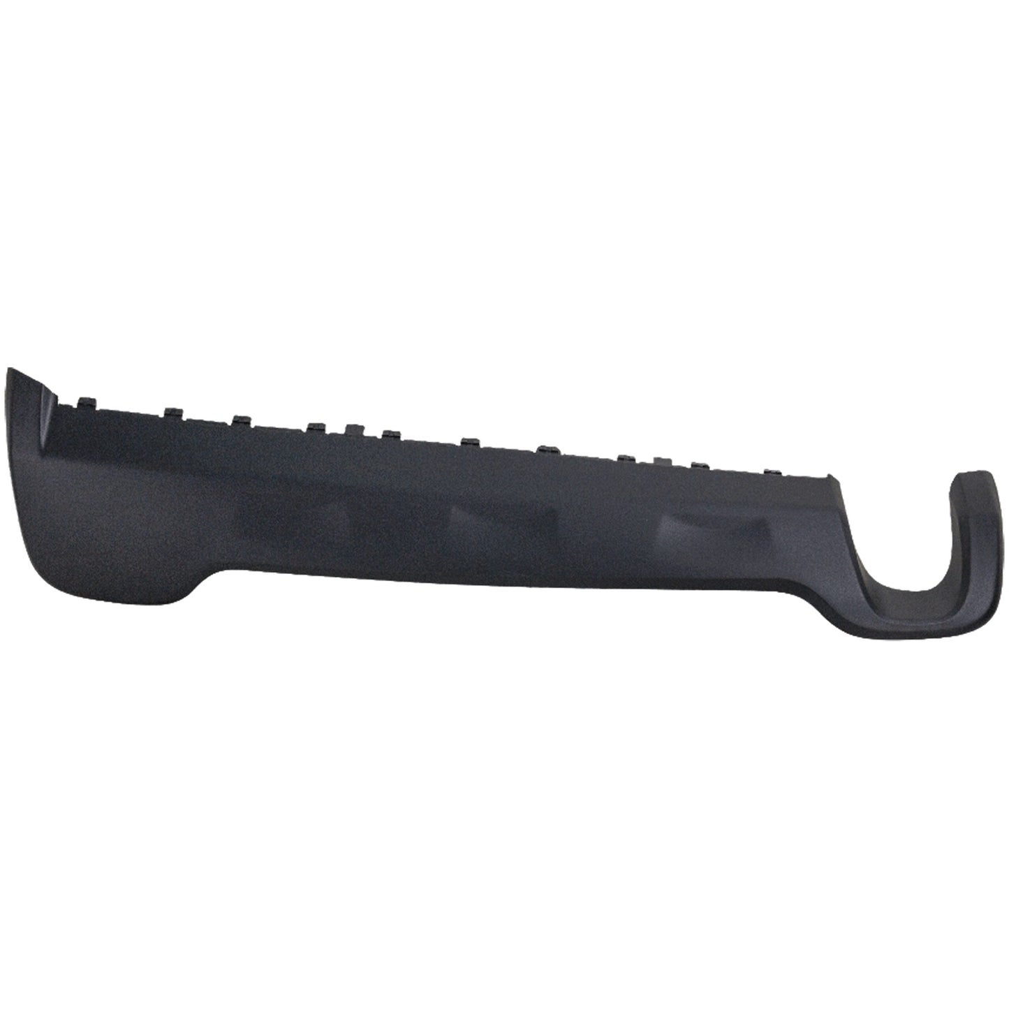 Rear, Center Bumper Trim, Textured Black