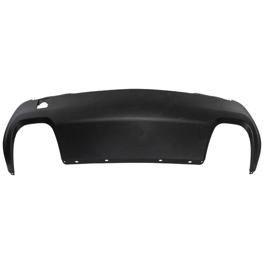 Rear, Lower, Center Bumper Trim, Black, CAPA Certified