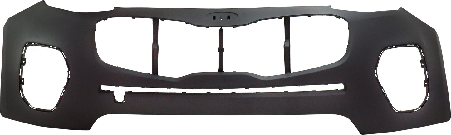 Front, Upper Primed Bumper Cover
