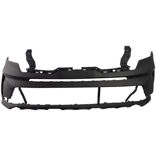 Front Primed Bumper Cover, Sport Design, with Park Assist Sensor Holes, CAPA CERTIFIED