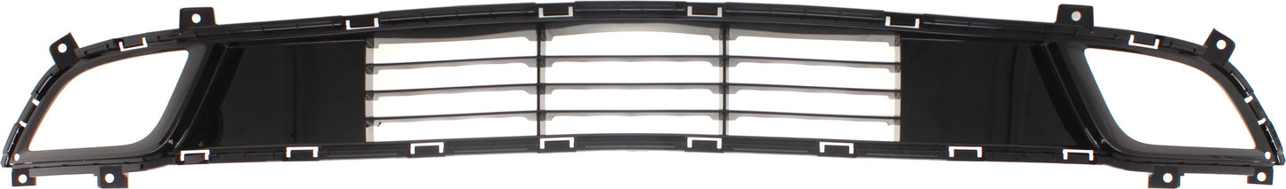 Решетка переднего бампера, черная, сертифицирована CAPA