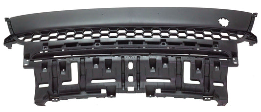 Front, Upper Bumper Grille, Textured Dark Gray