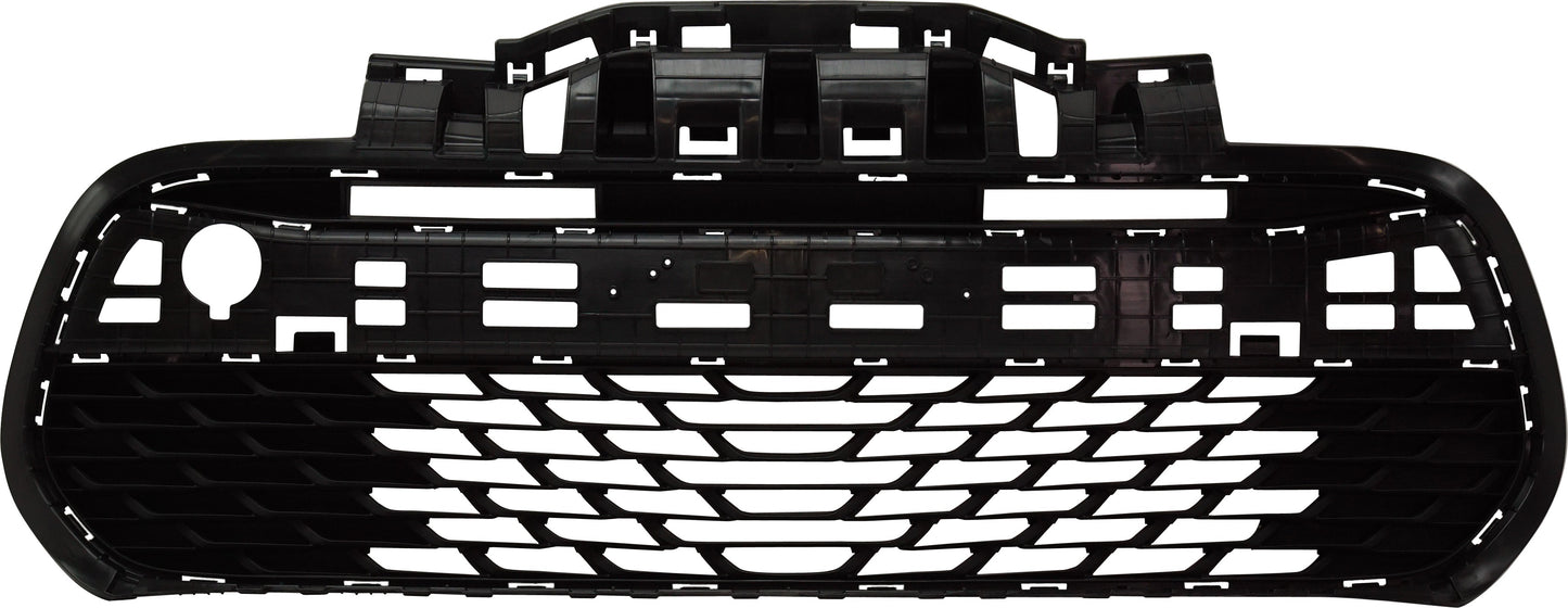 Front Bumper Grille, Textured Dark Gray CAPA Certified