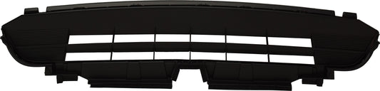 Front, Lower Bumper Grille, Textured Dark Gray Shell and Insert