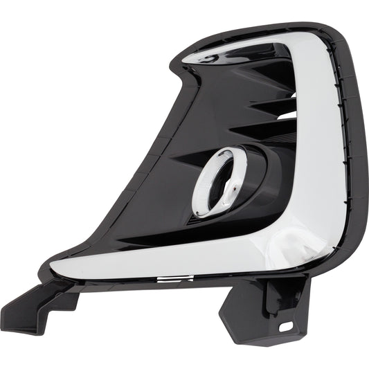 Front, Passenger Side Fog Light Trim, Chrome