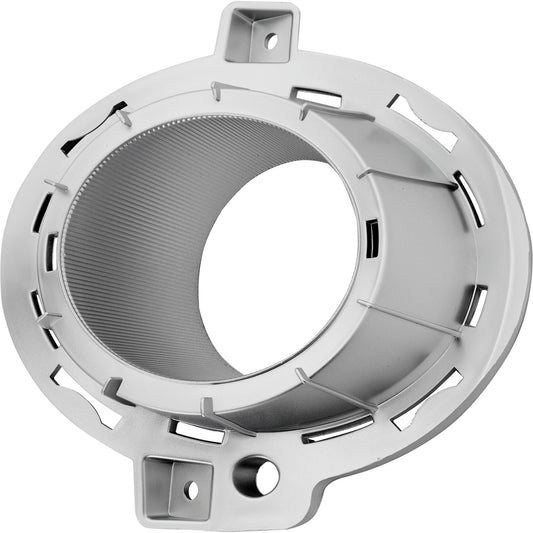 Front, Passenger Side, Outer Fog Light Trim, Gray