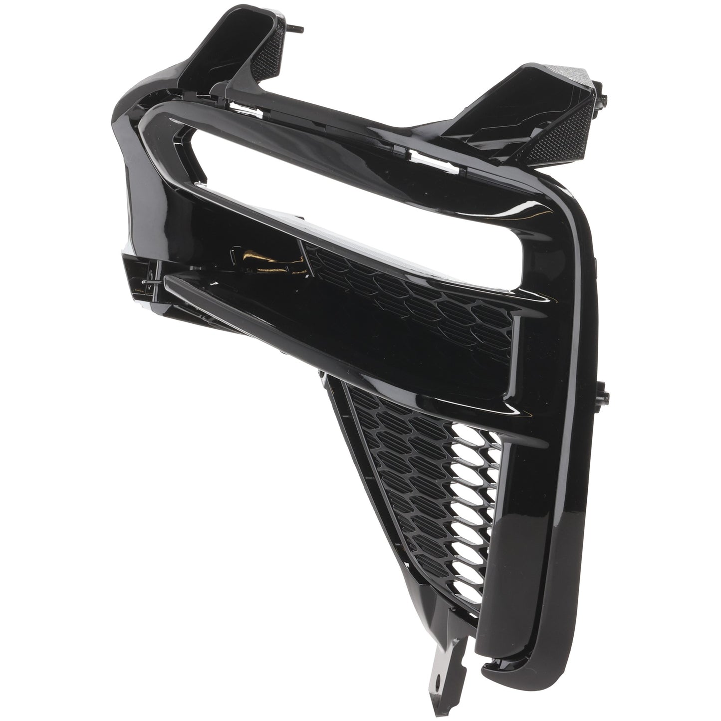 Front, Driver Side Fog Light Trim, Black