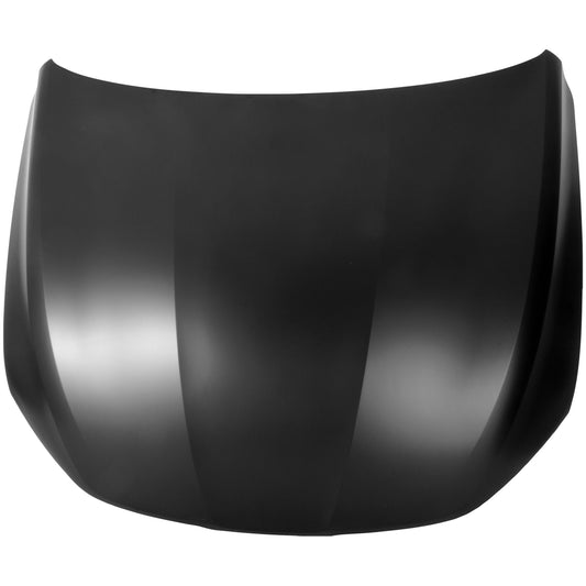 Hood, Steel, Black, CAPA CERTIFIED