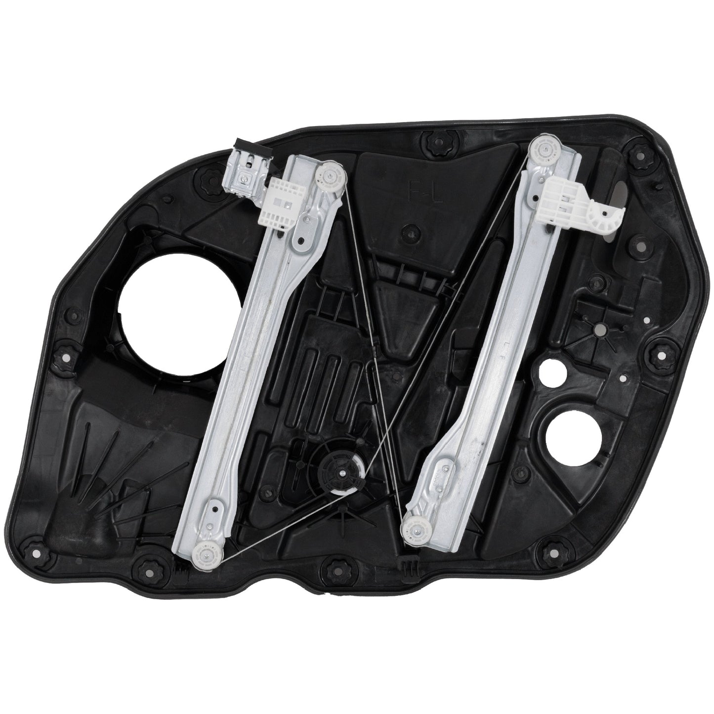 Front, Driver Side Power Window Regulator, With Motor