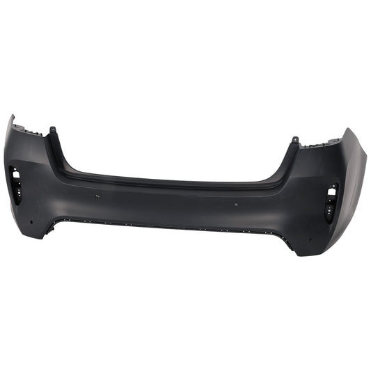 Накладка на задний бампер, грунтованная, для гибридных моделей, для моделей без системы помощи при парковке