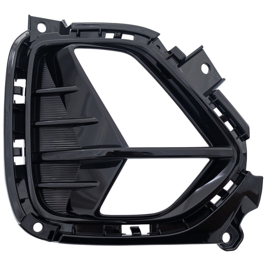 Rear, Passenger Side Bumper Trim, Black