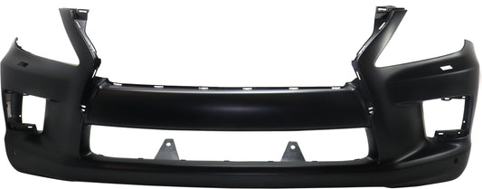 Front Primed Bumper Cover, Without Headlight Washer Holes