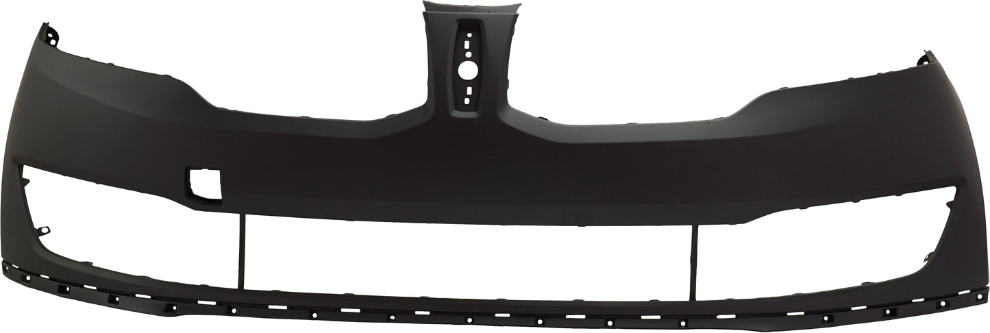 Front Primed Bumper Cover, Without Holes For Rear View Camera, CAPA Certified