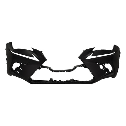 Front Primed Bumper Cover, Without Headlight Washer Holes And Park Distance Control