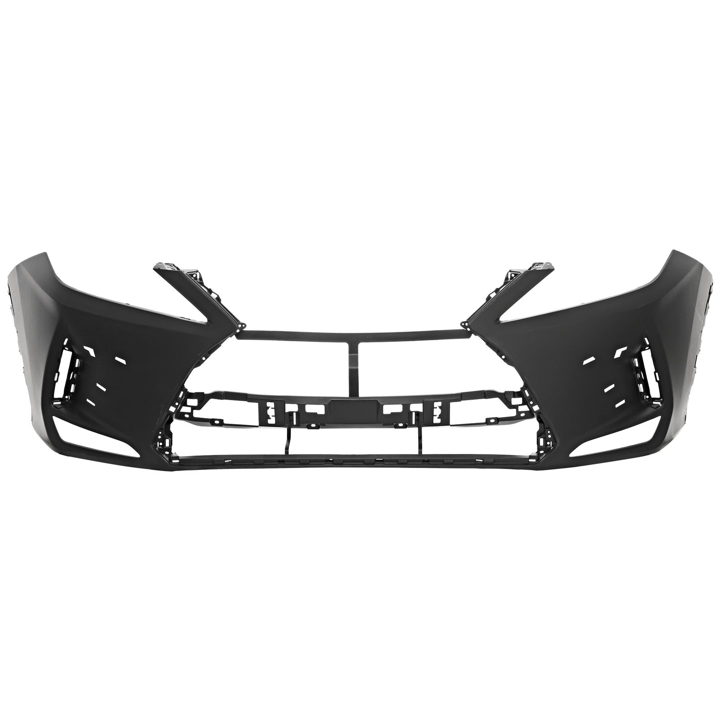 Front Primed Bumper Cover, For Models without Parking Aid Sensor and Headlight Washer