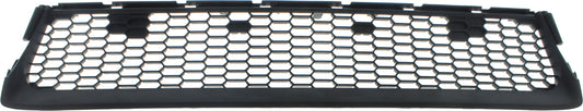 Front Bumper Grille, Textured Black, For Models without Parking Aid Sensor