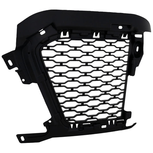 Решетка бампера со стороны водителя, окрашенная в черный цвет