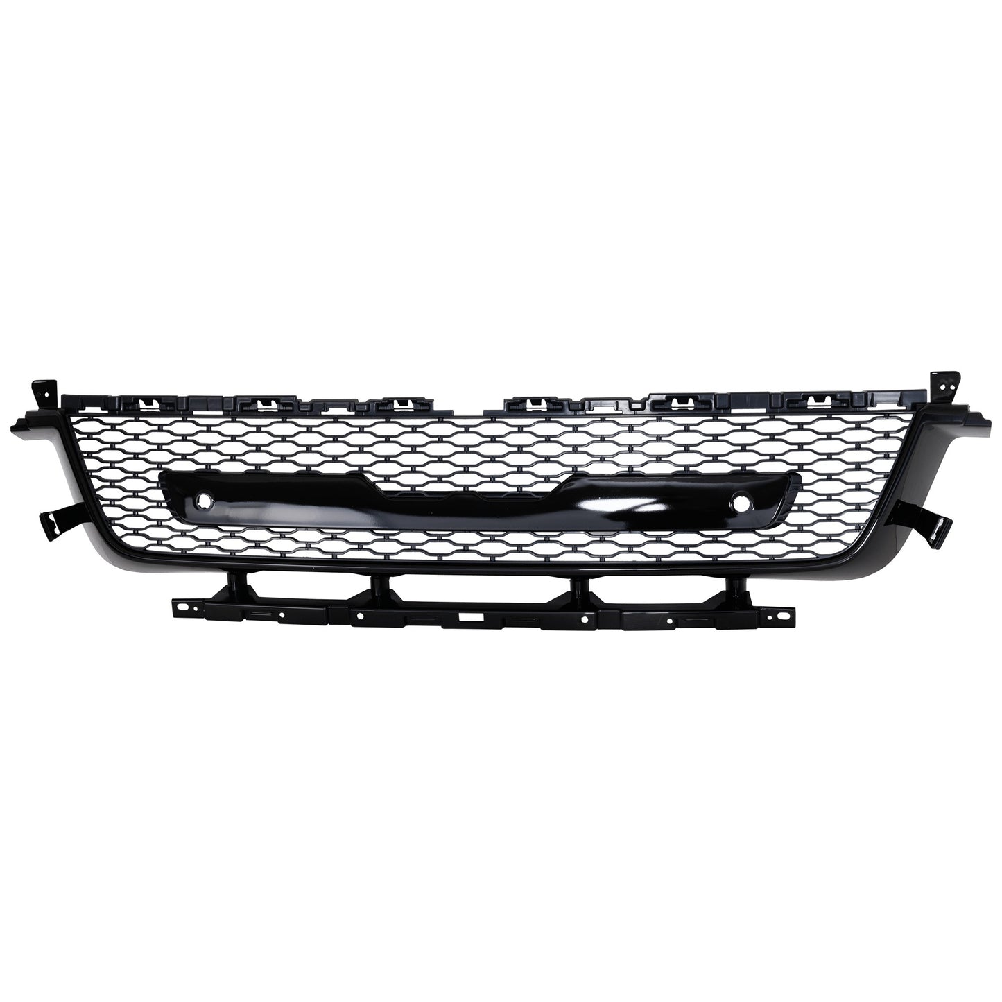 Решетка переднего бампера, черная