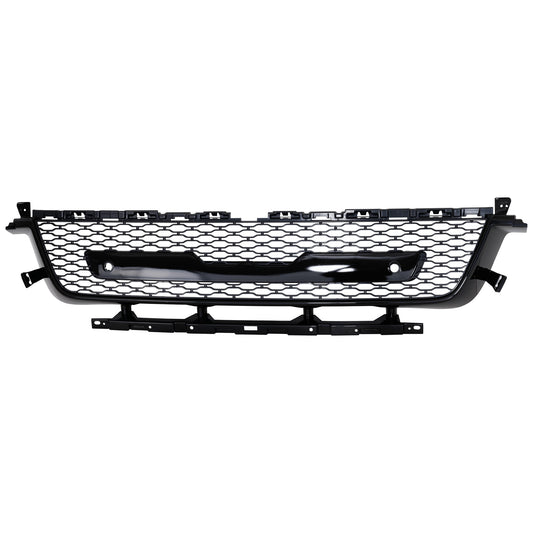 Решетка переднего бампера, черная