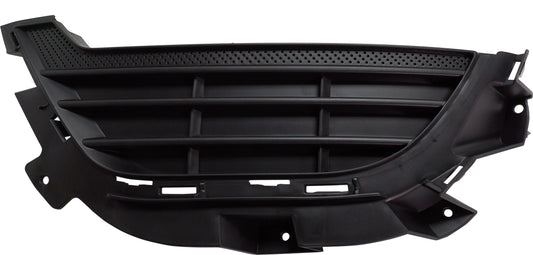Front, Driver Side, Outer Bumper Grille, Textured Black