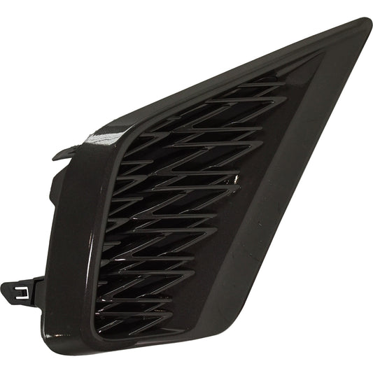 Front, Passenger Side Bumper Grille, Black