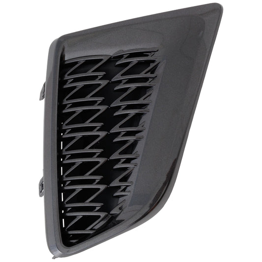Front, Passenger Side Bumper Grille, Black, 6 Cyl., 3.5L Engine