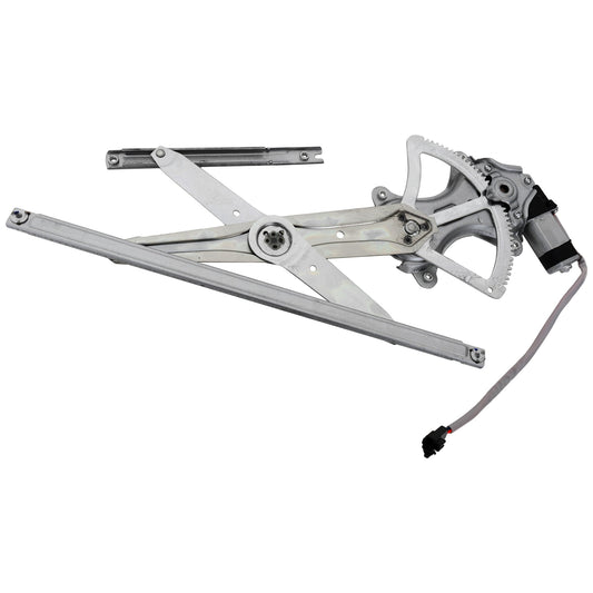 Front, Passenger Side Window Regulator, Power, with Motor, For Models with 2-Pin Connector, 6 Cyl., 3.0L Engine