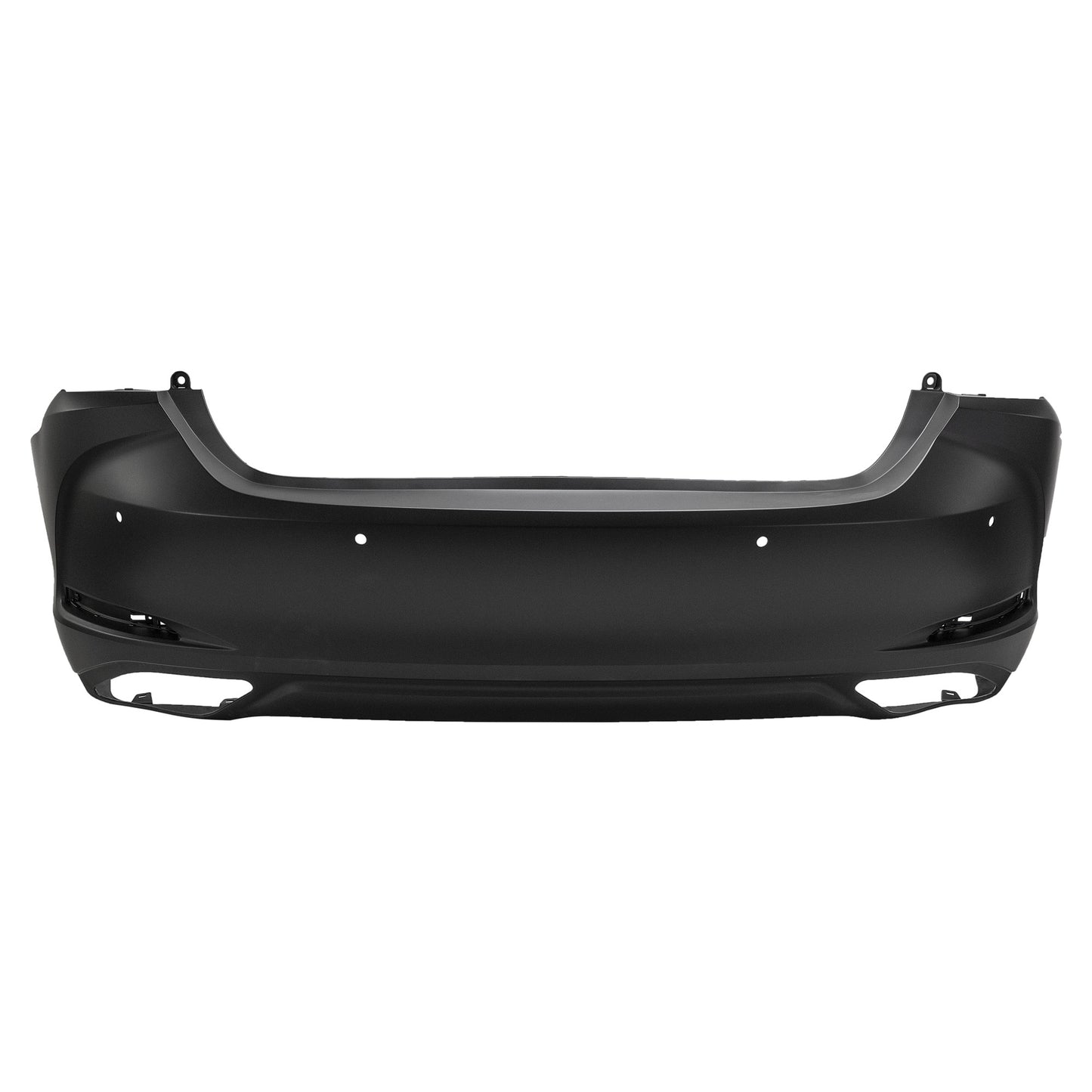 Rear Primed Bumper Cover, without Mounting Bracket(s), For Models with Park Distance Control Sensor and without F Sport Package, North America Built Vehicle, CAPA Certified