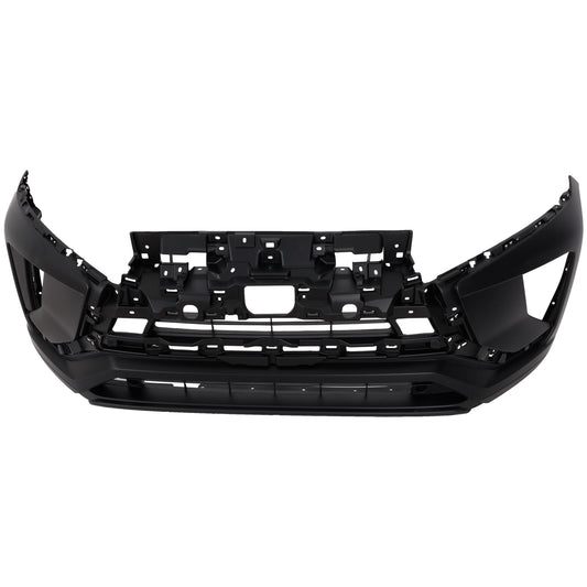 Front Primed Bumper Cover, With Gloss Black Trim
