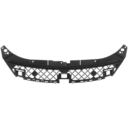 Front, Center Bumper Reinforcement, Plastic